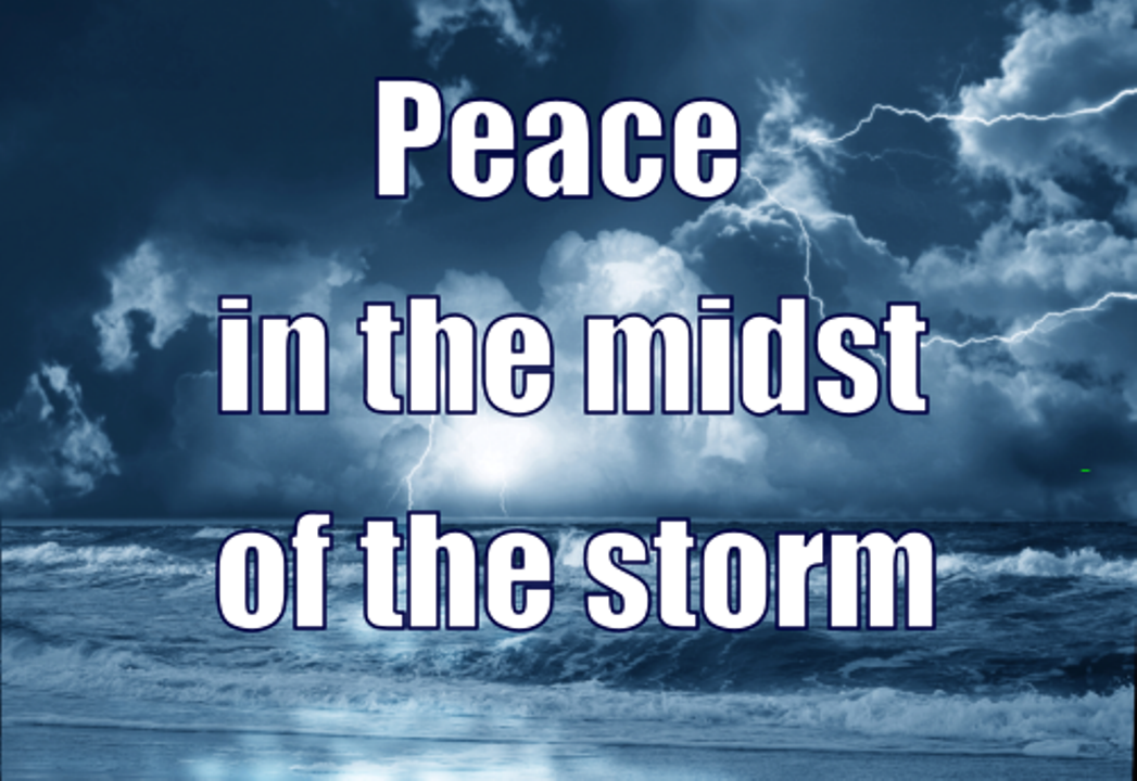 #2-Peace in the midst of the storm