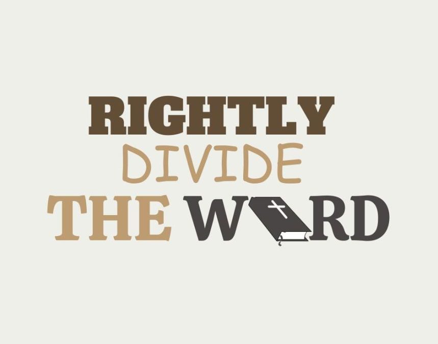 RIGHTLY DIVIDE THE WORD III | ARLENE KINZEL | MAY 7TH, 2023